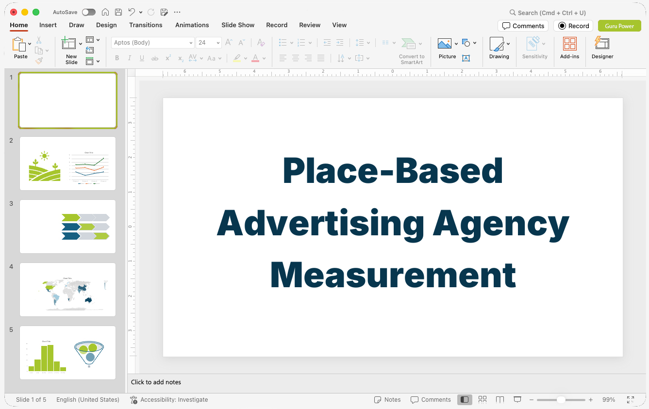 Place-Based Advertising Agency Measurement Deck