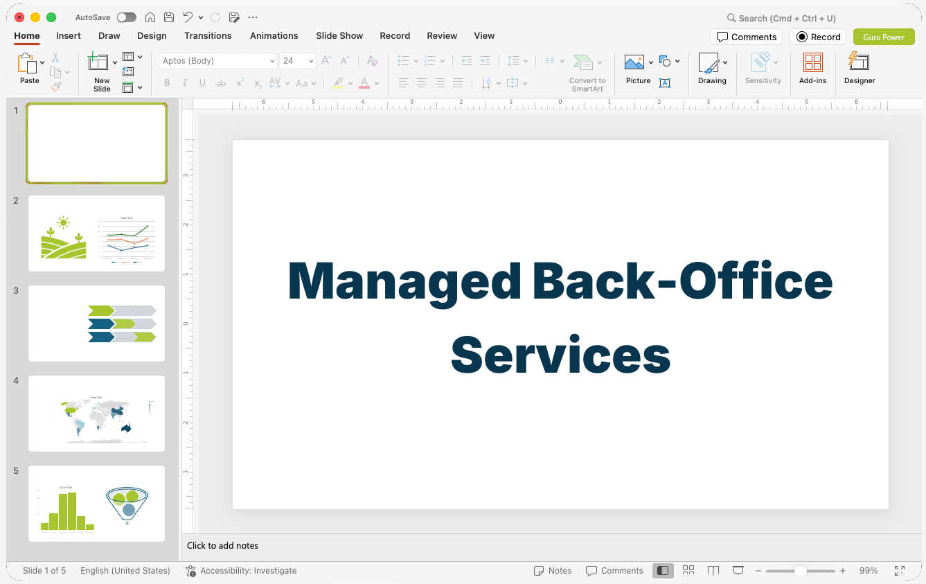 Managed Back-Office Services Proposal Presentation