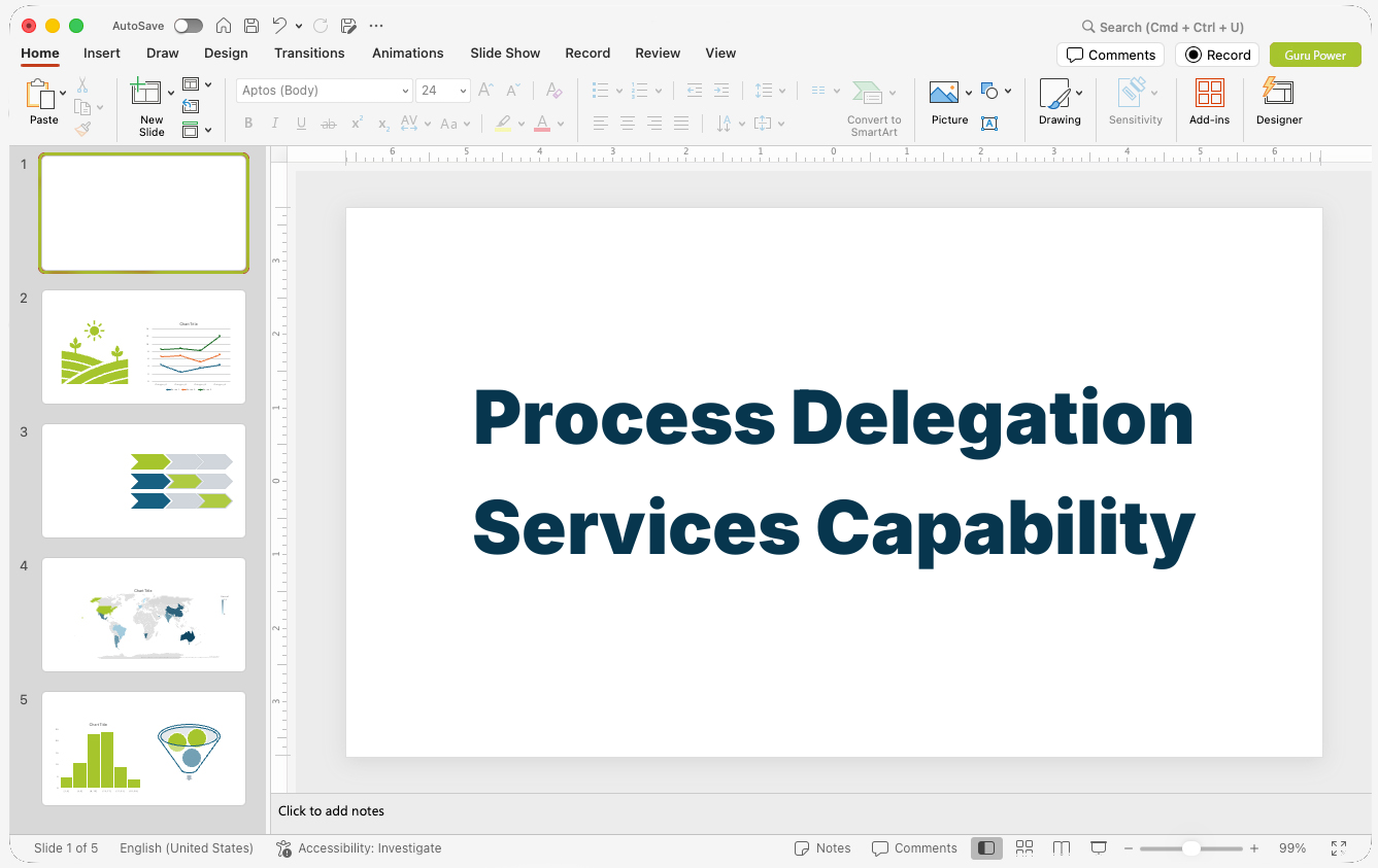 Process Delegation Services Capability Pitch-Deck