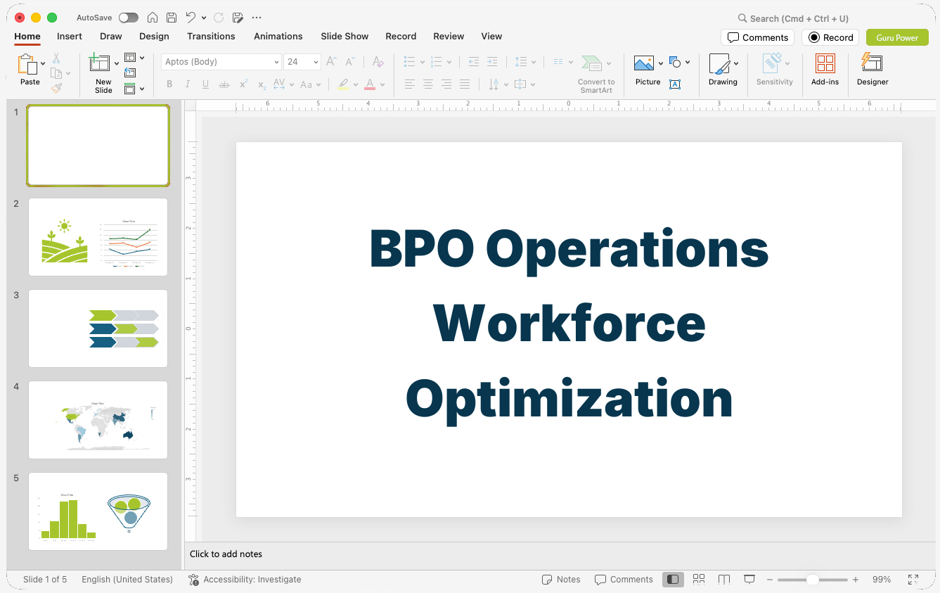 BPO Operations Workforce Optimization Presentation