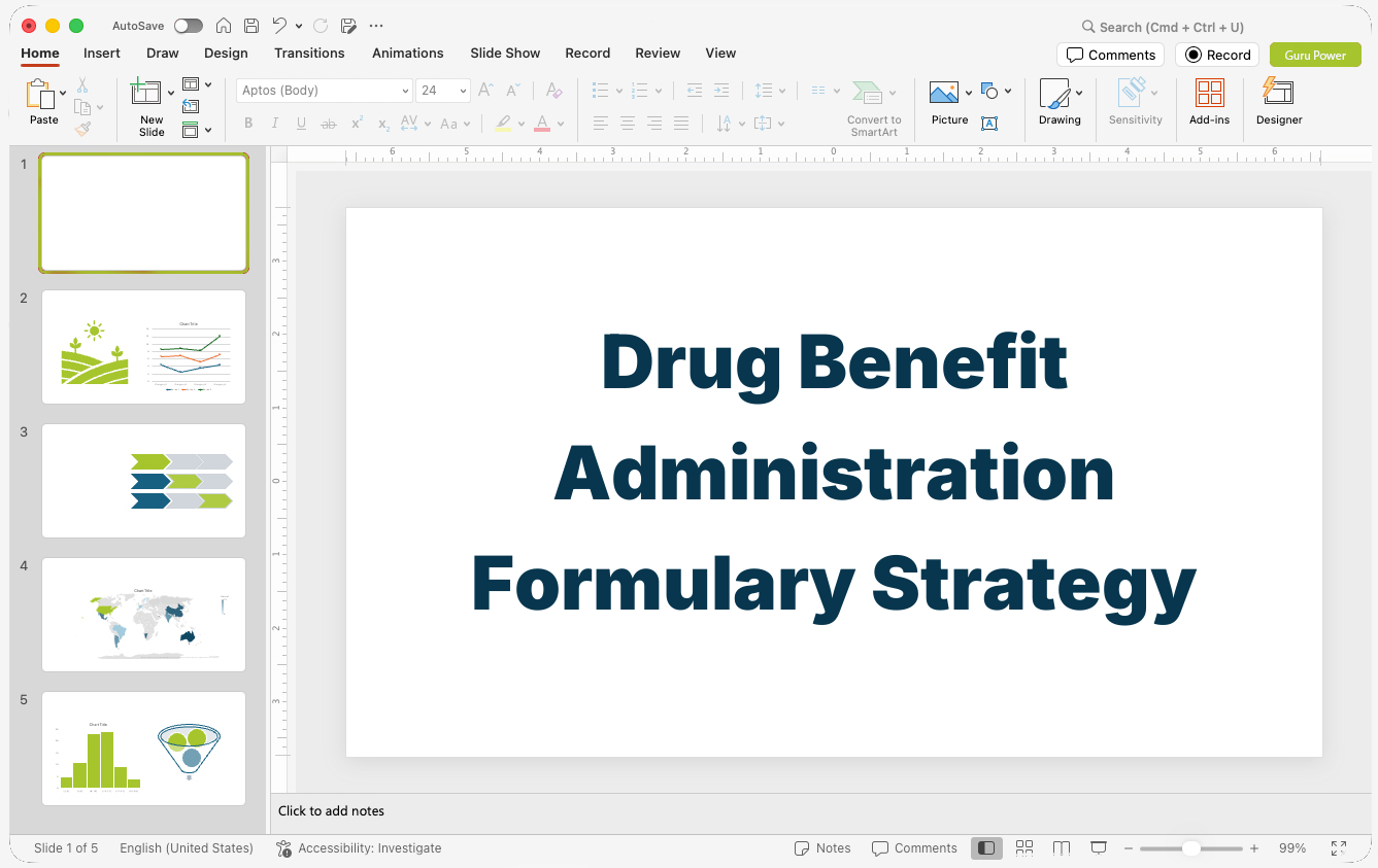 Drug Benefit Administration Formulary Strategy Presentation