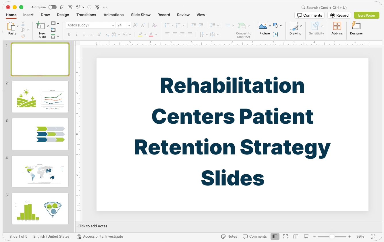 Rehabilitation Centers Patient Retention Strategy Slides