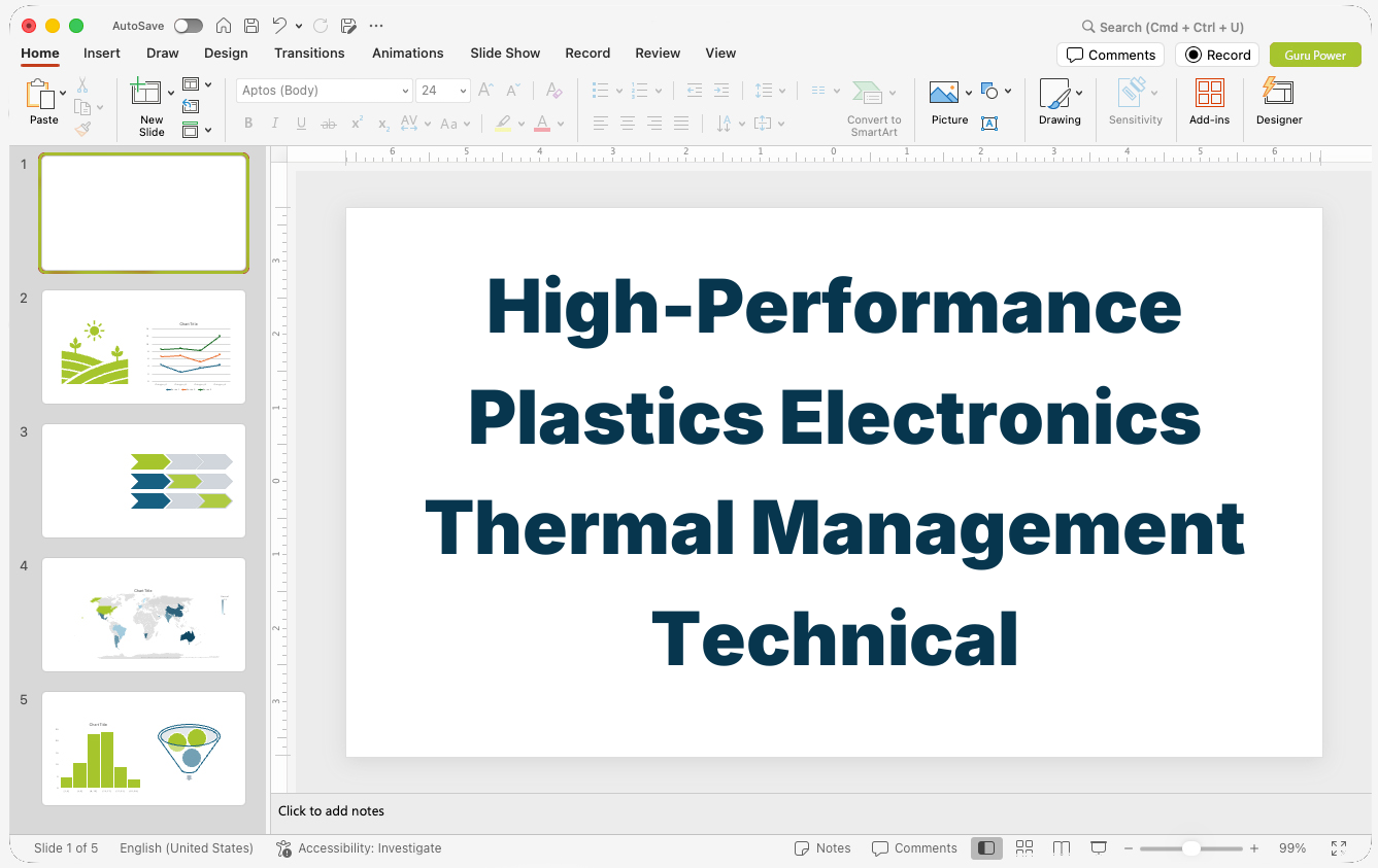 High-Performance Plastics Electronics Thermal Management Technical Presentation