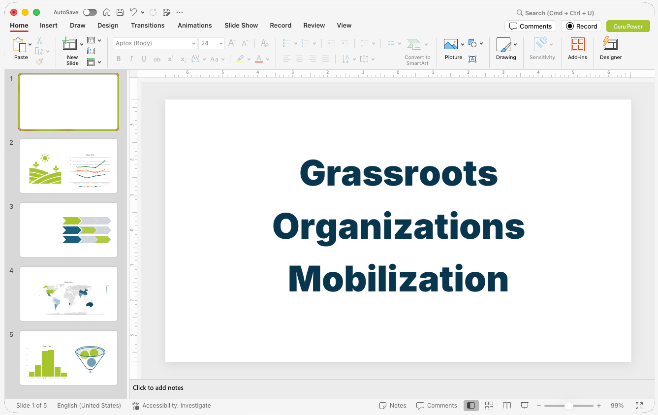 Grassroots Organizations Mobilization Pitch-Deck