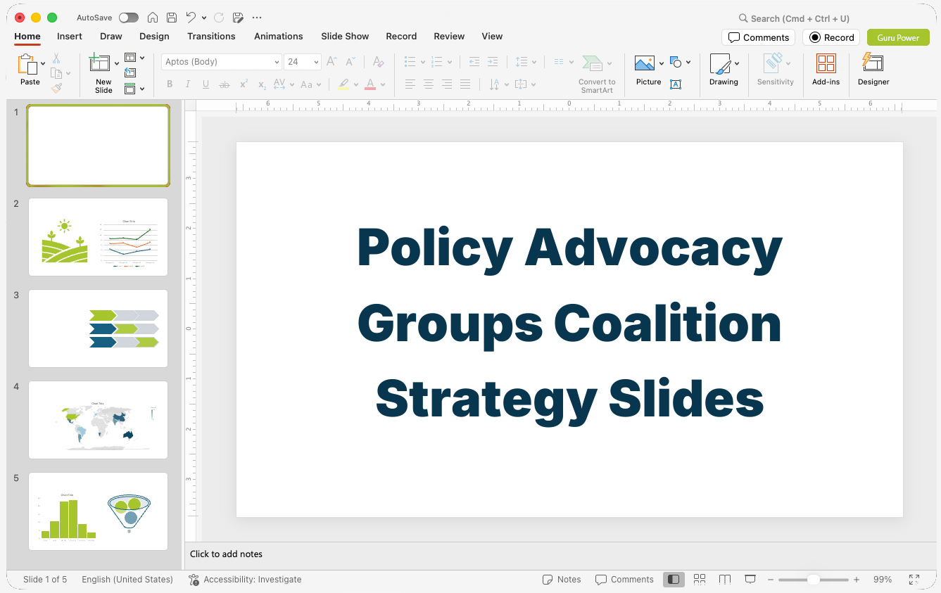 Policy Advocacy Groups Coalition Strategy Slides