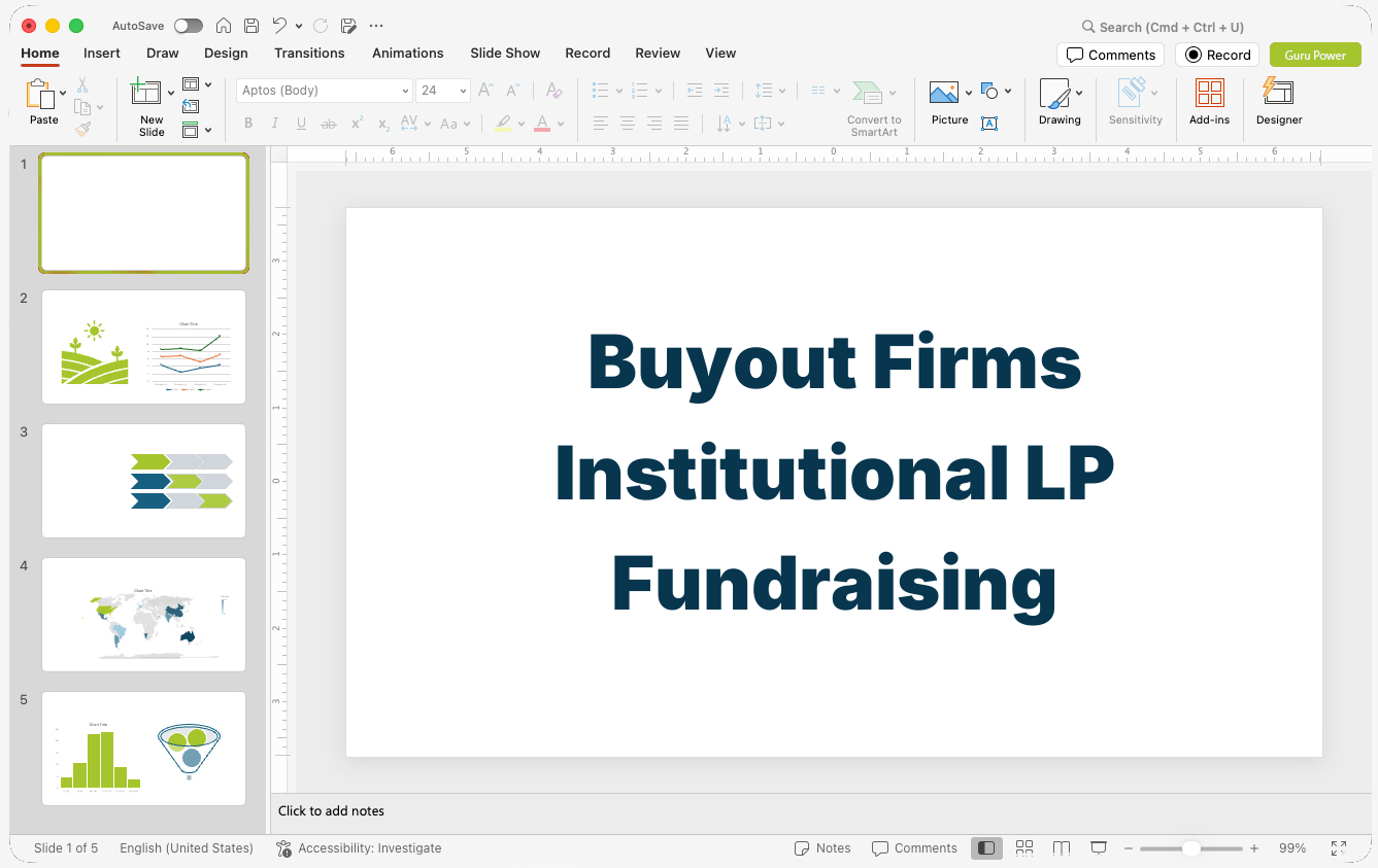 Buyout Firms Institutional LP Fundraising Pitch-Deck