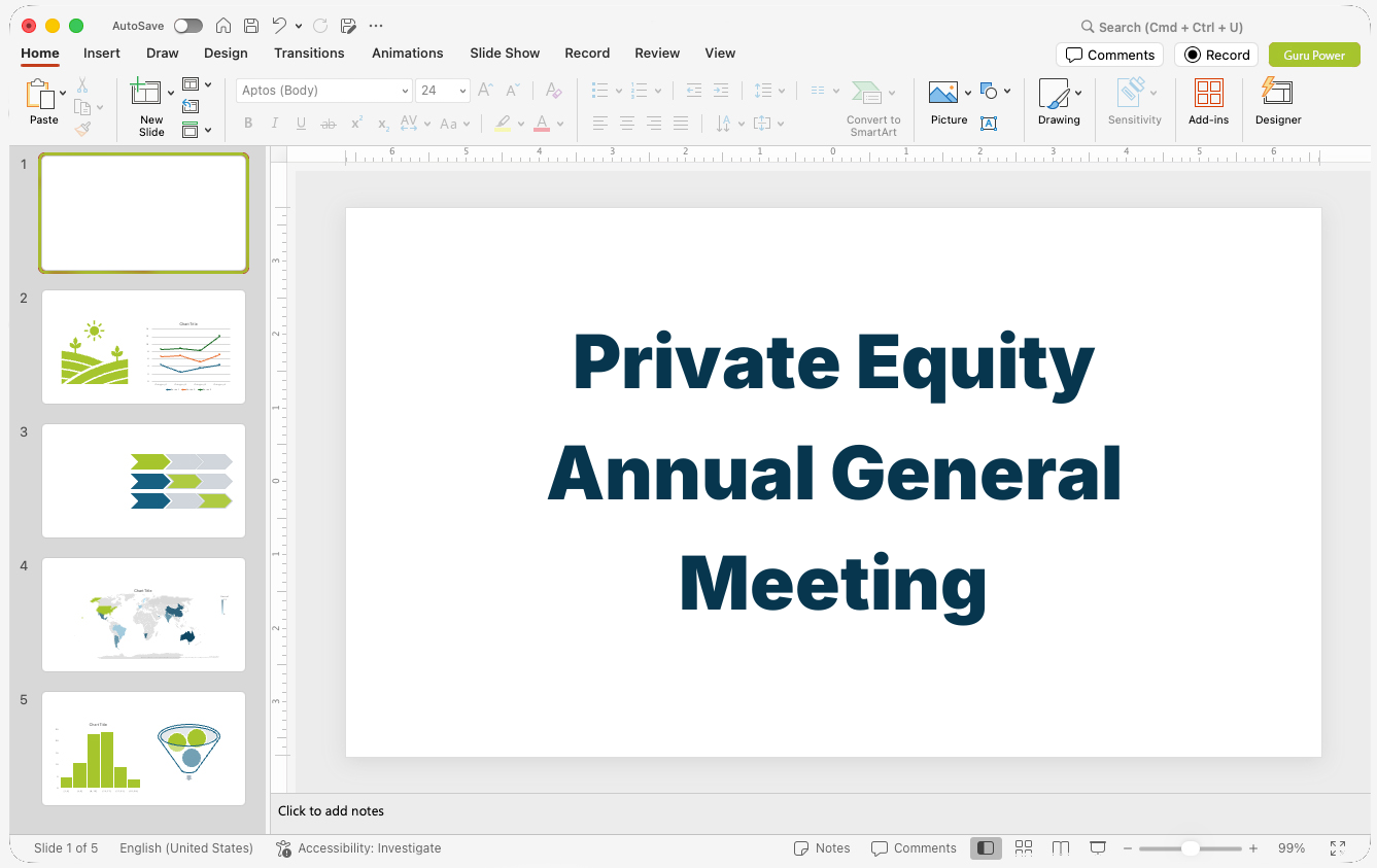 Private Equity Annual General Meeting Presentation