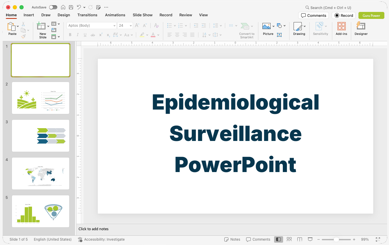 Epidemiological Surveillance PowerPoint Presentation