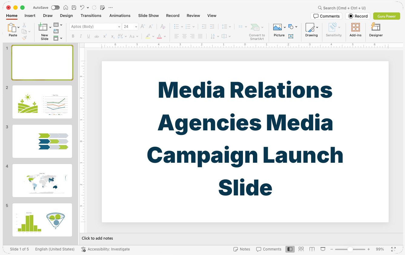 Media Relations Agencies Media Campaign Launch Slide-Deck