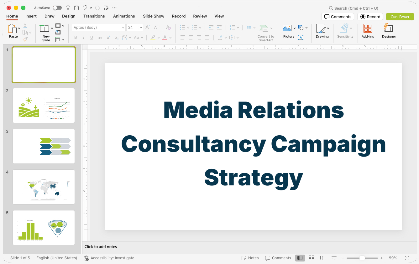 Media Relations Consultancy Campaign Strategy Presentation