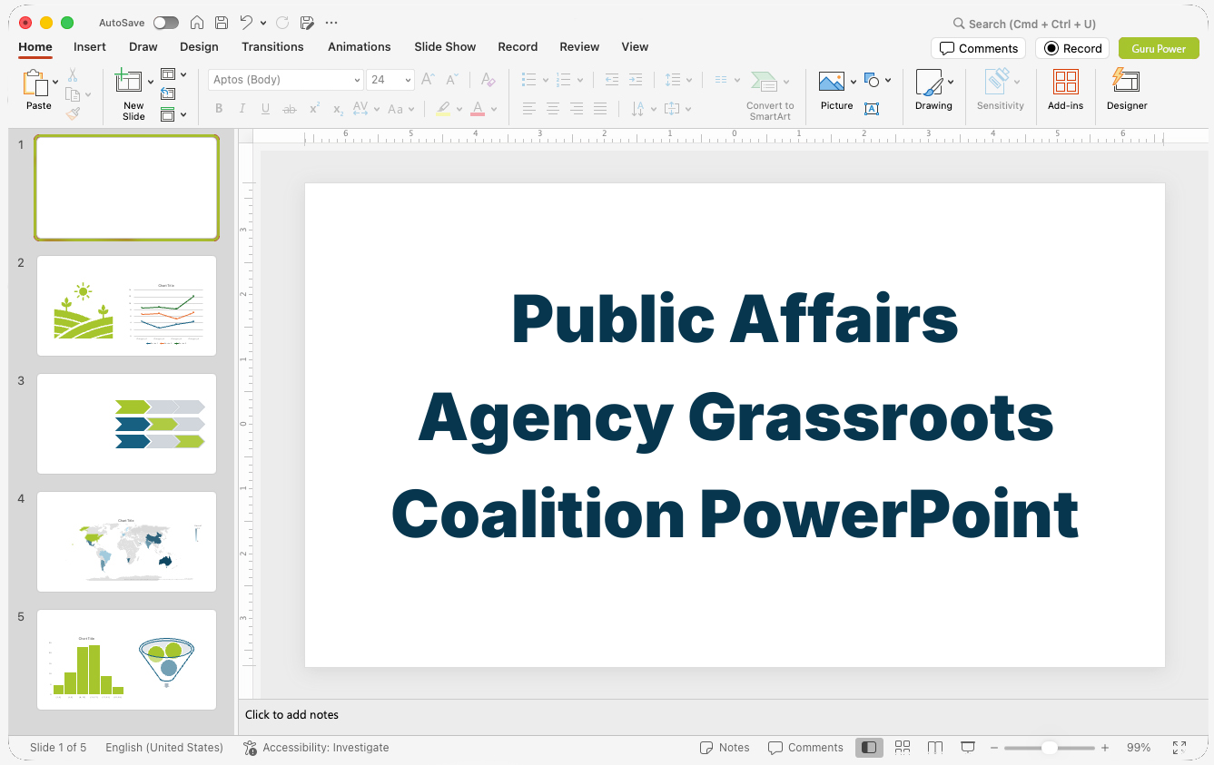 Public Affairs Agency Grassroots Coalition PowerPoint