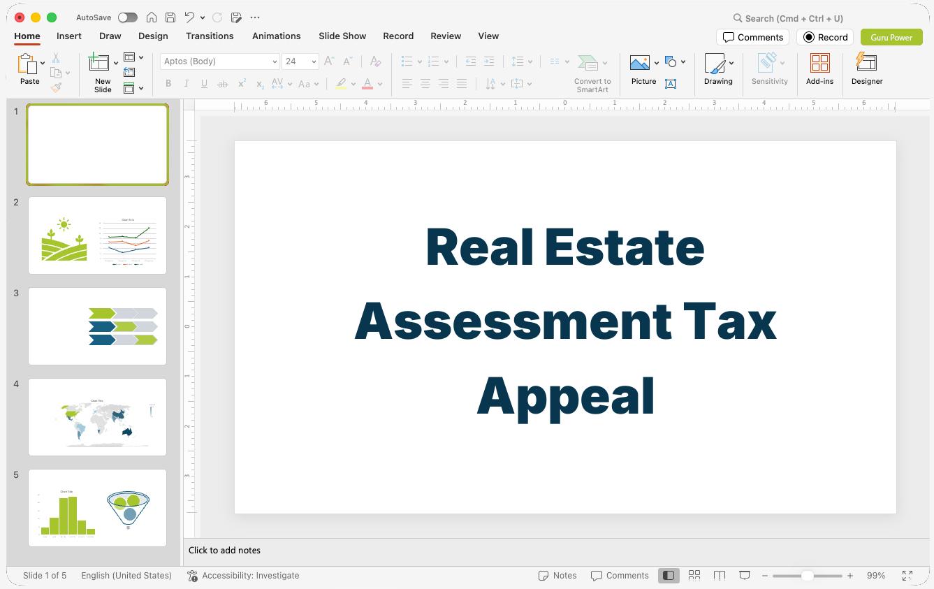 Real Estate Assessment Tax Appeal Presentation