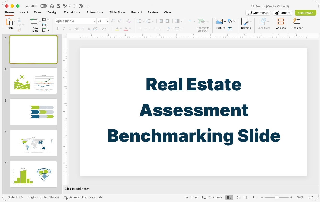 Real Estate Assessment Benchmarking Slide-Deck