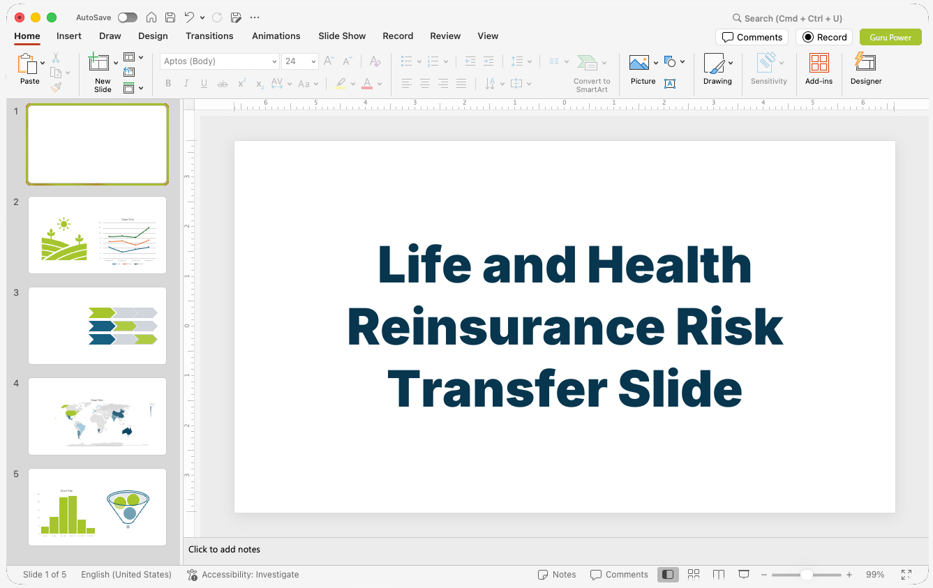 Life and Health Reinsurance Risk Transfer Slide-Deck