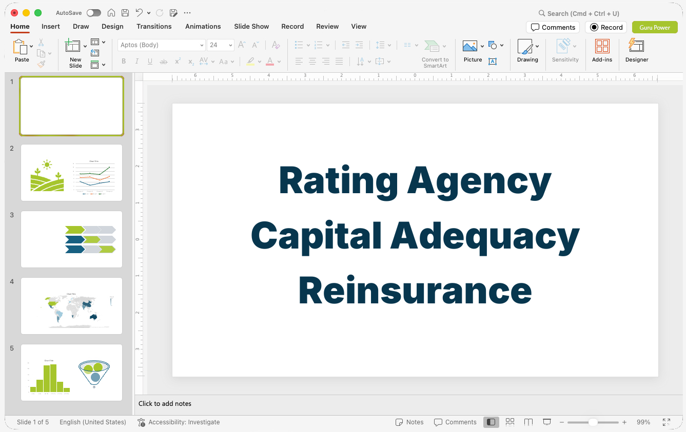 Rating Agency Capital Adequacy Reinsurance Presentation