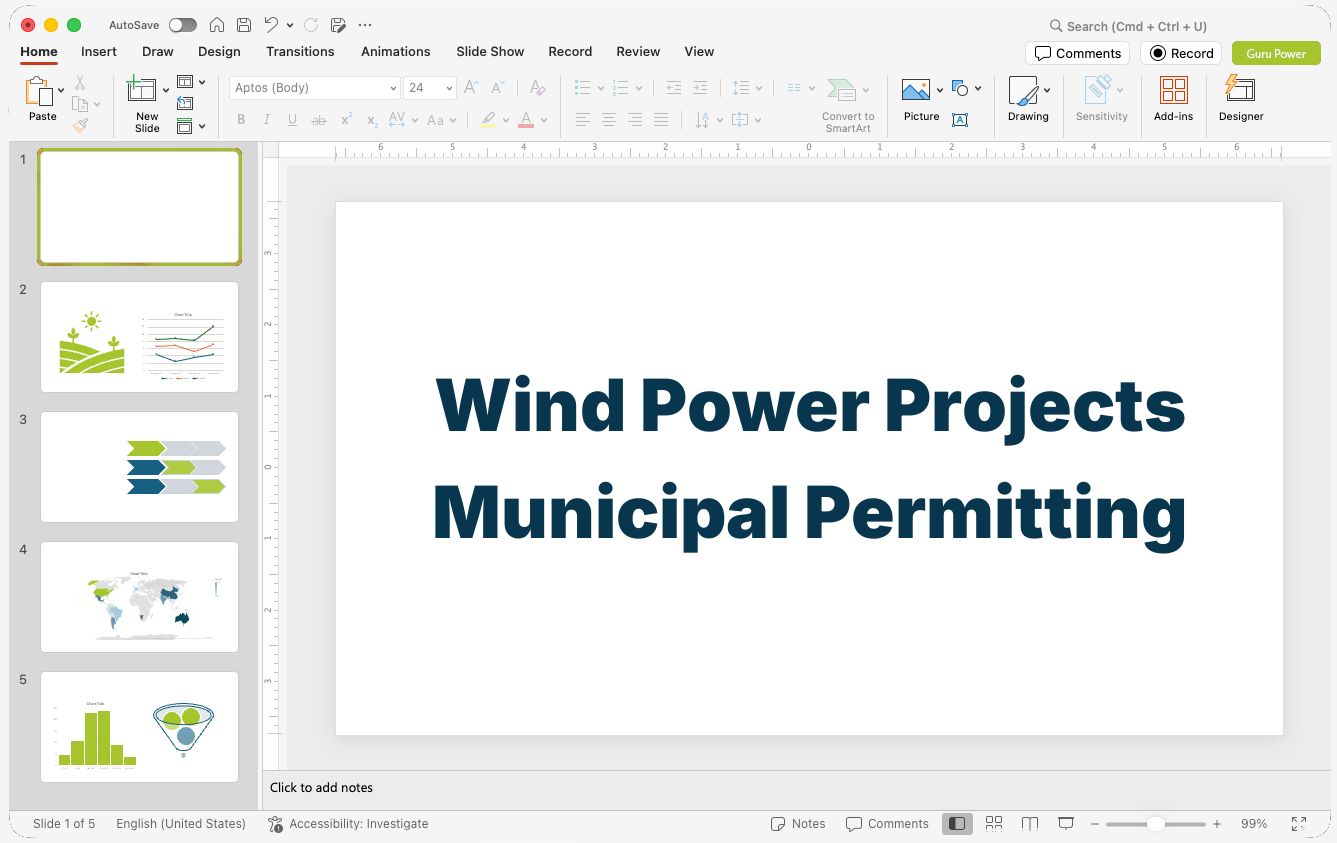 Wind Power Projects Municipal Permitting Presentation