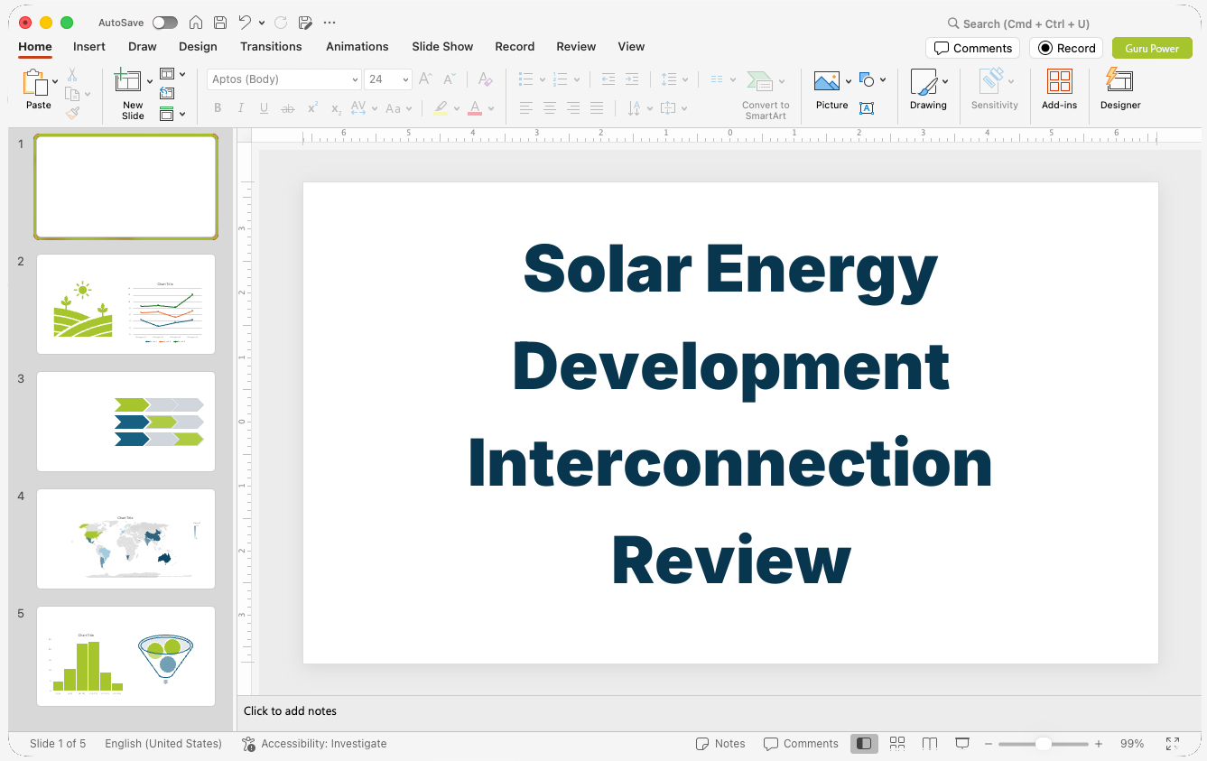Solar Energy Development Interconnection Review Presentation