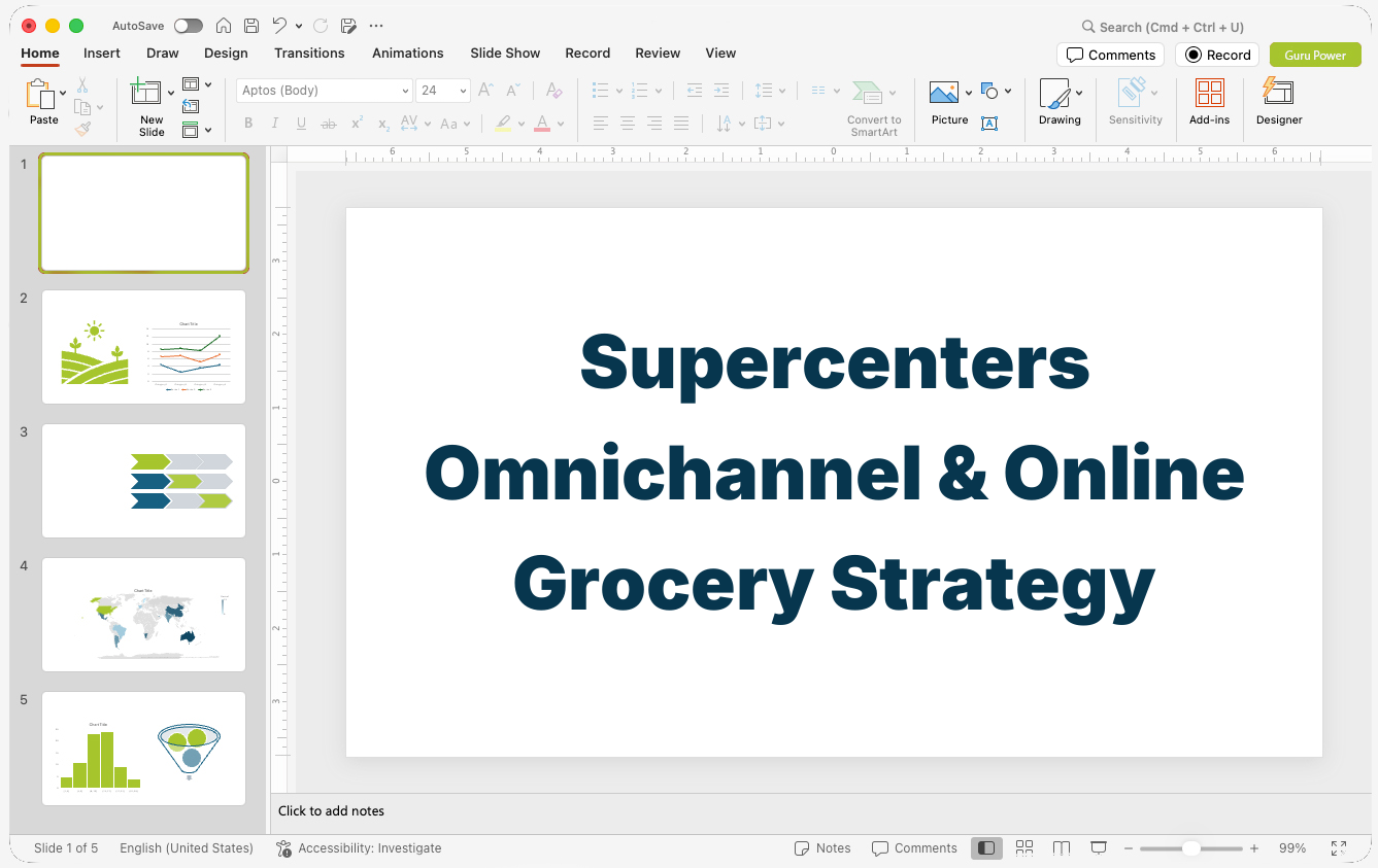 Supercenters Omnichannel & Online Grocery Strategy Presentation