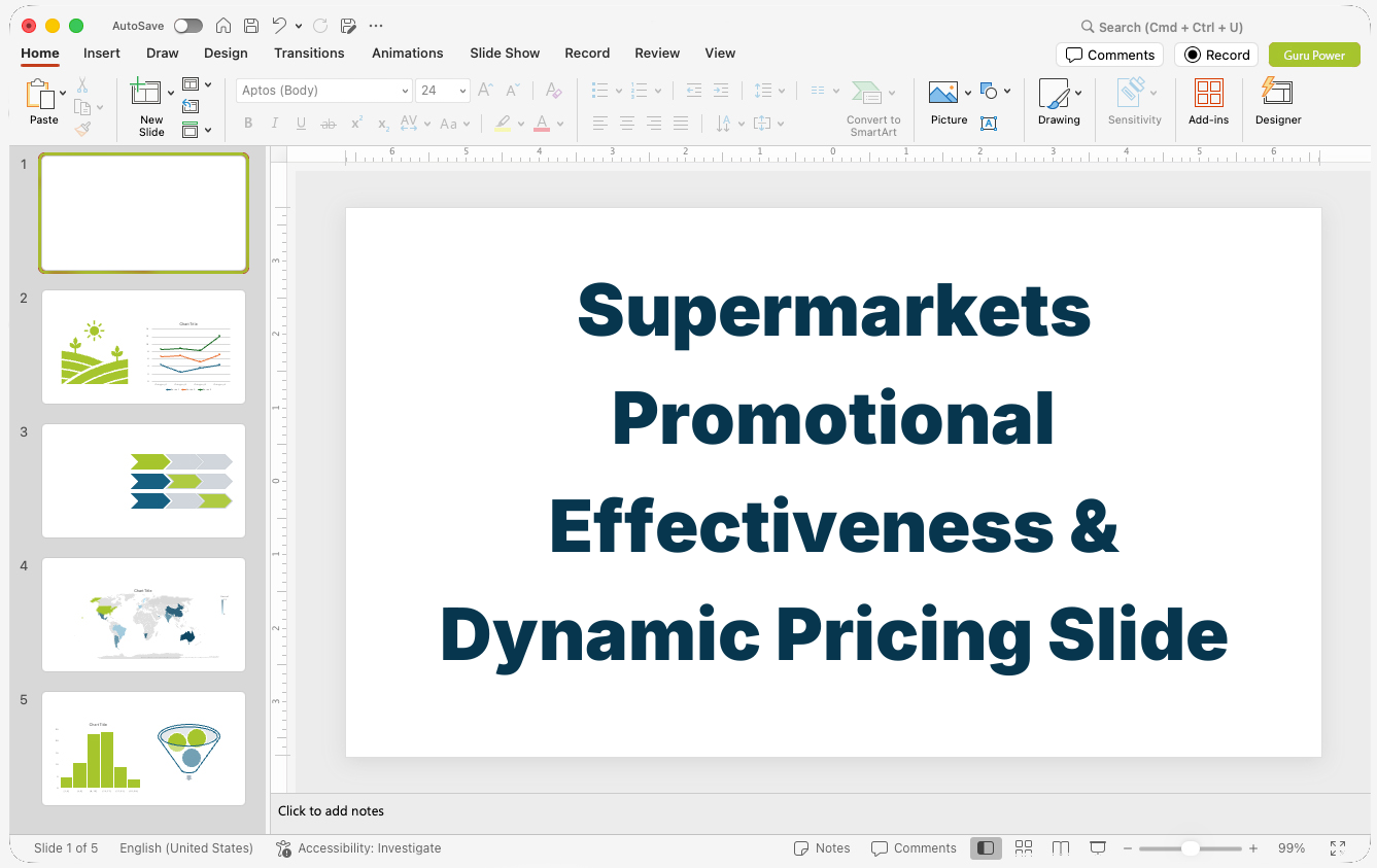 Supermarkets Promotional Effectiveness & Dynamic Pricing Slide-Deck
