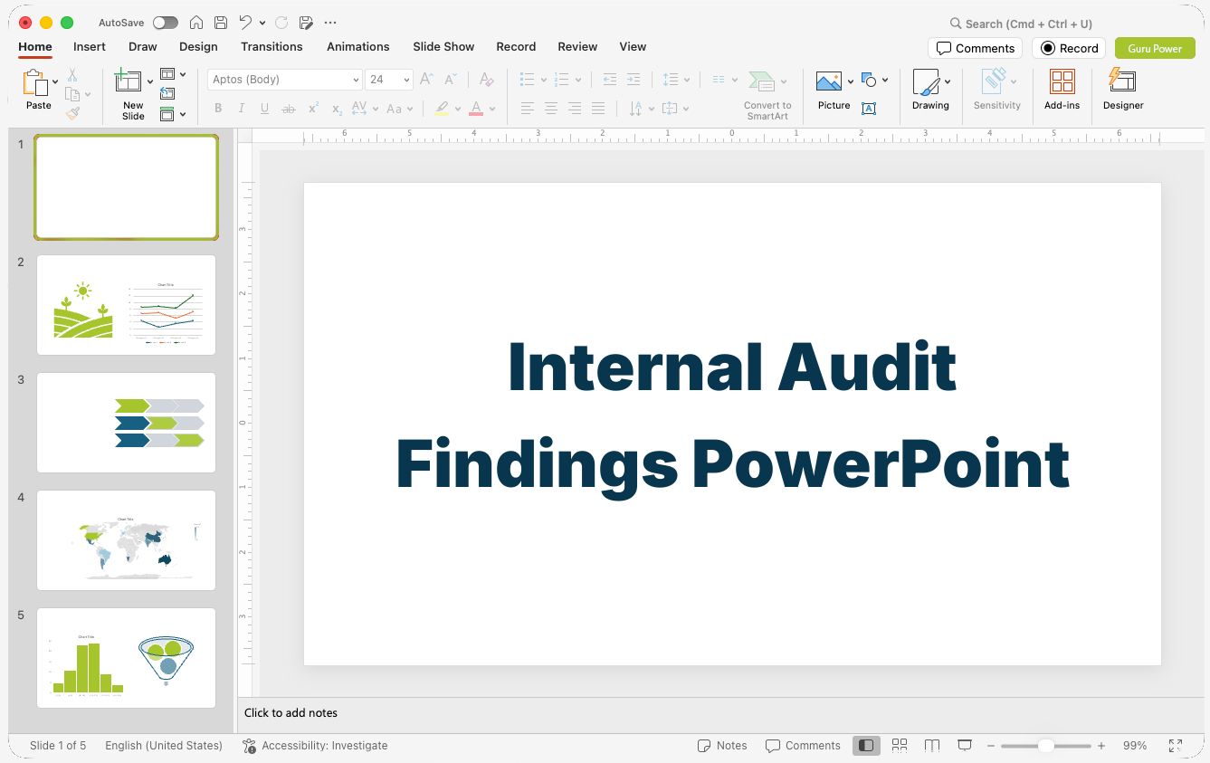 Internal Audit Findings PowerPoint Presentation