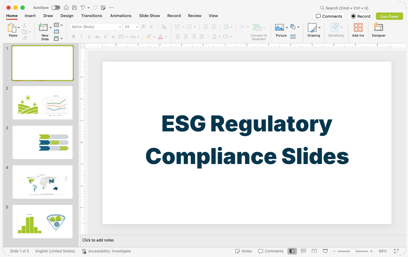 ESG Regulatory Compliance Slides