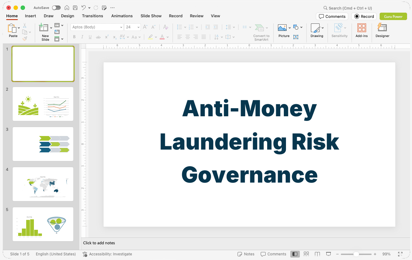 Anti-Money Laundering Risk Governance Pitch-Deck