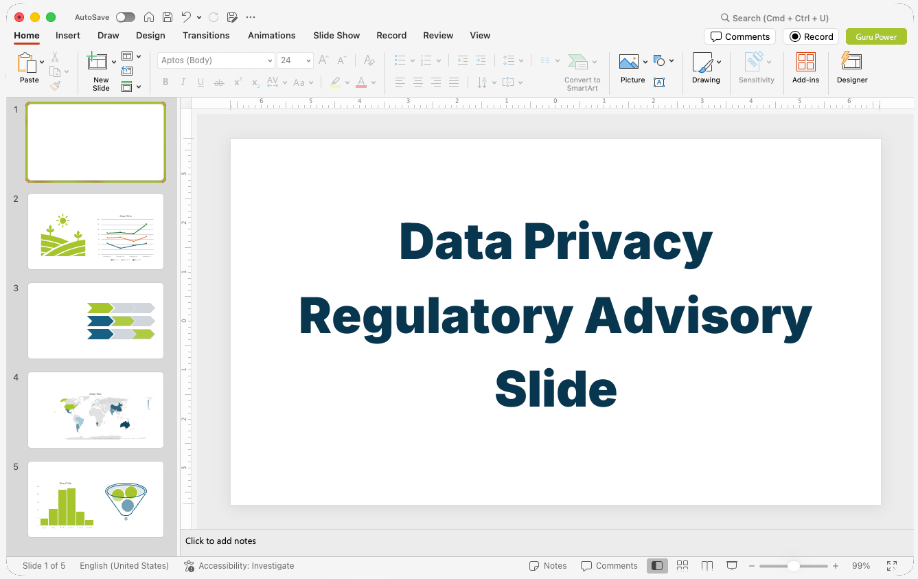 Data Privacy Regulatory Advisory Slide-Deck