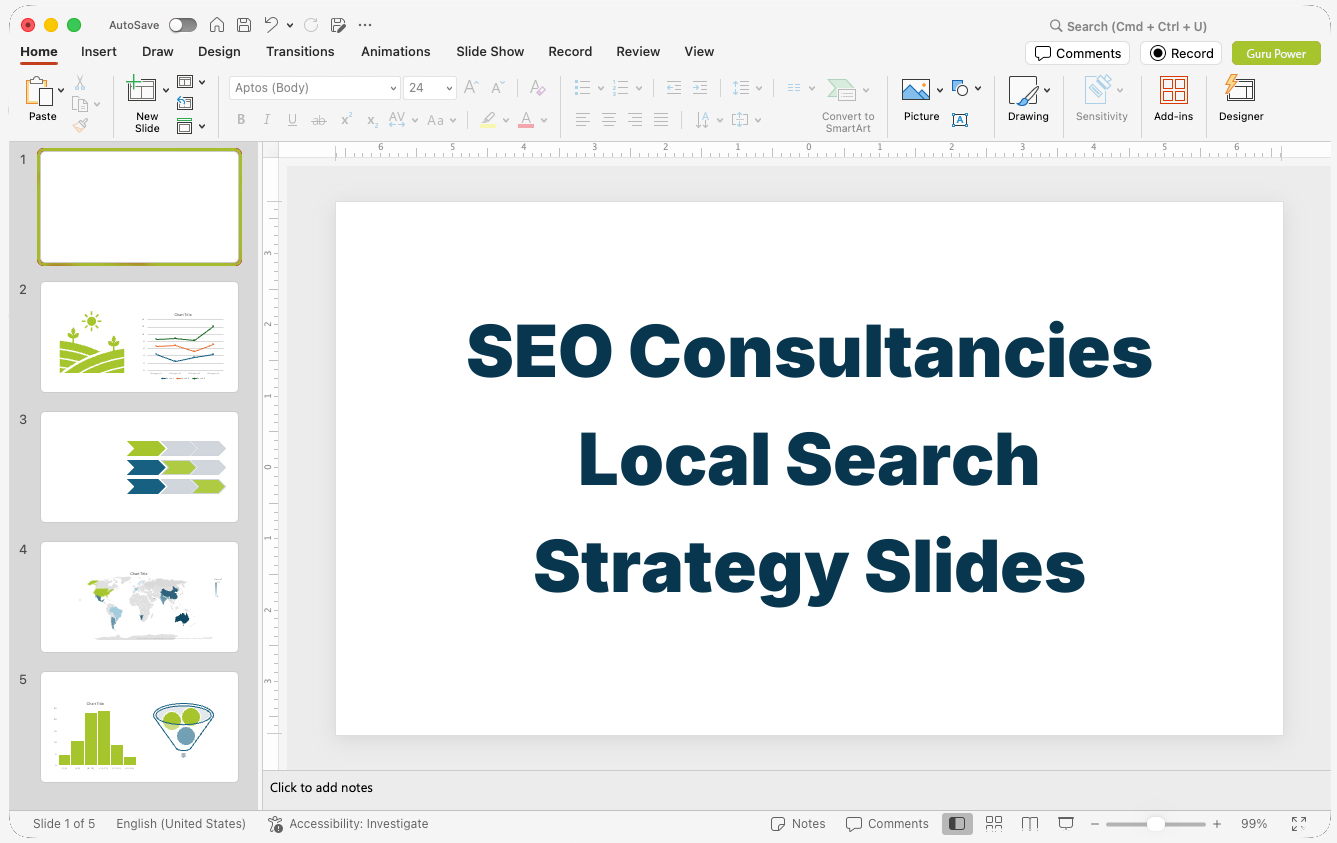 SEO Consultancies Local Search Strategy Slides