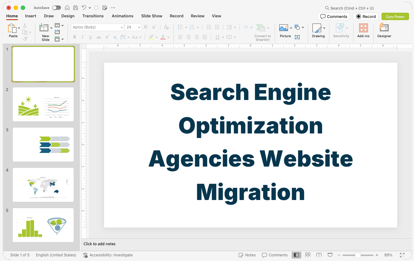 Search Engine Optimization Agencies Website Migration Presentation