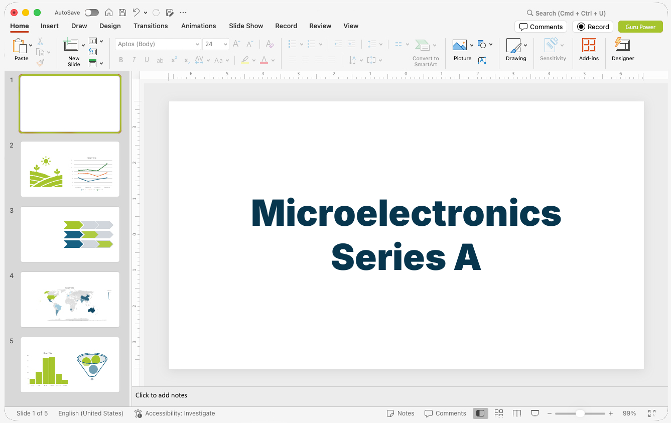 Microelectronics Series A Pitch-Deck