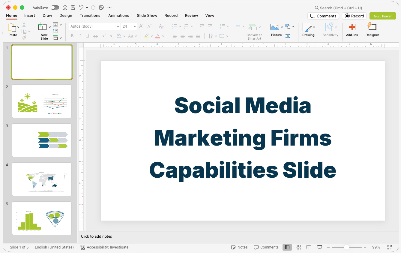 Social Media Marketing Firms Capabilities Slide-Deck