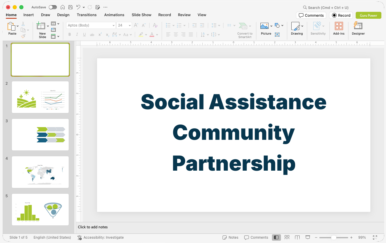 Social Assistance Community Partnership Presentation