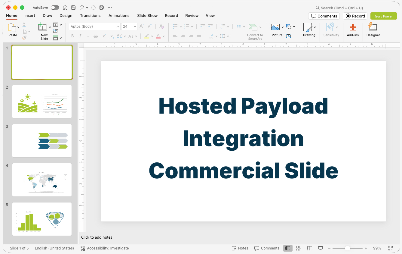 Hosted Payload Integration Commercial Slide-Deck