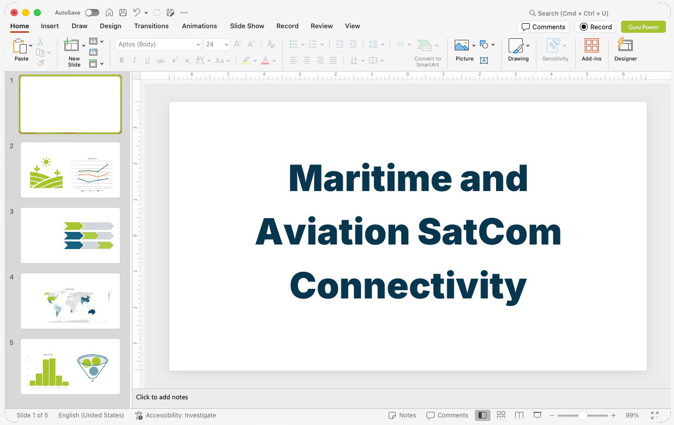 Maritime and Aviation SatCom Connectivity Deck
