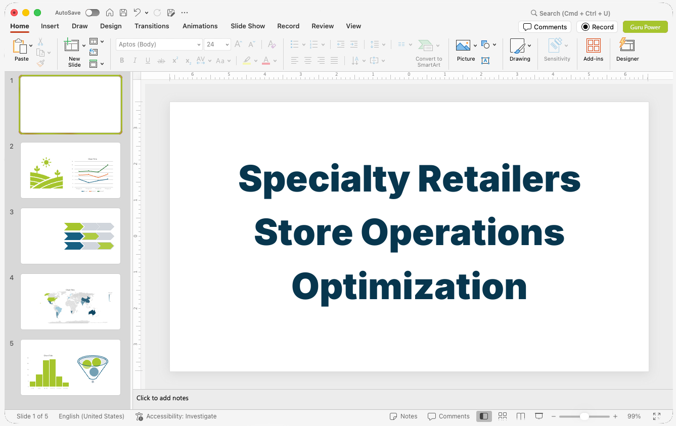Specialty Retailers Store Operations Optimization Presentation