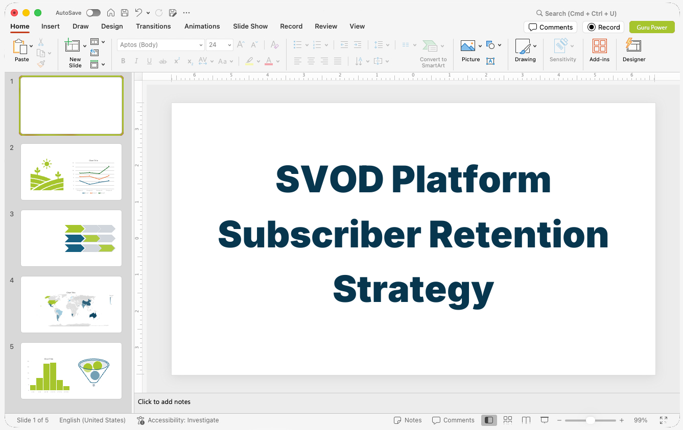 SVOD Platform Subscriber Retention Strategy Presentation