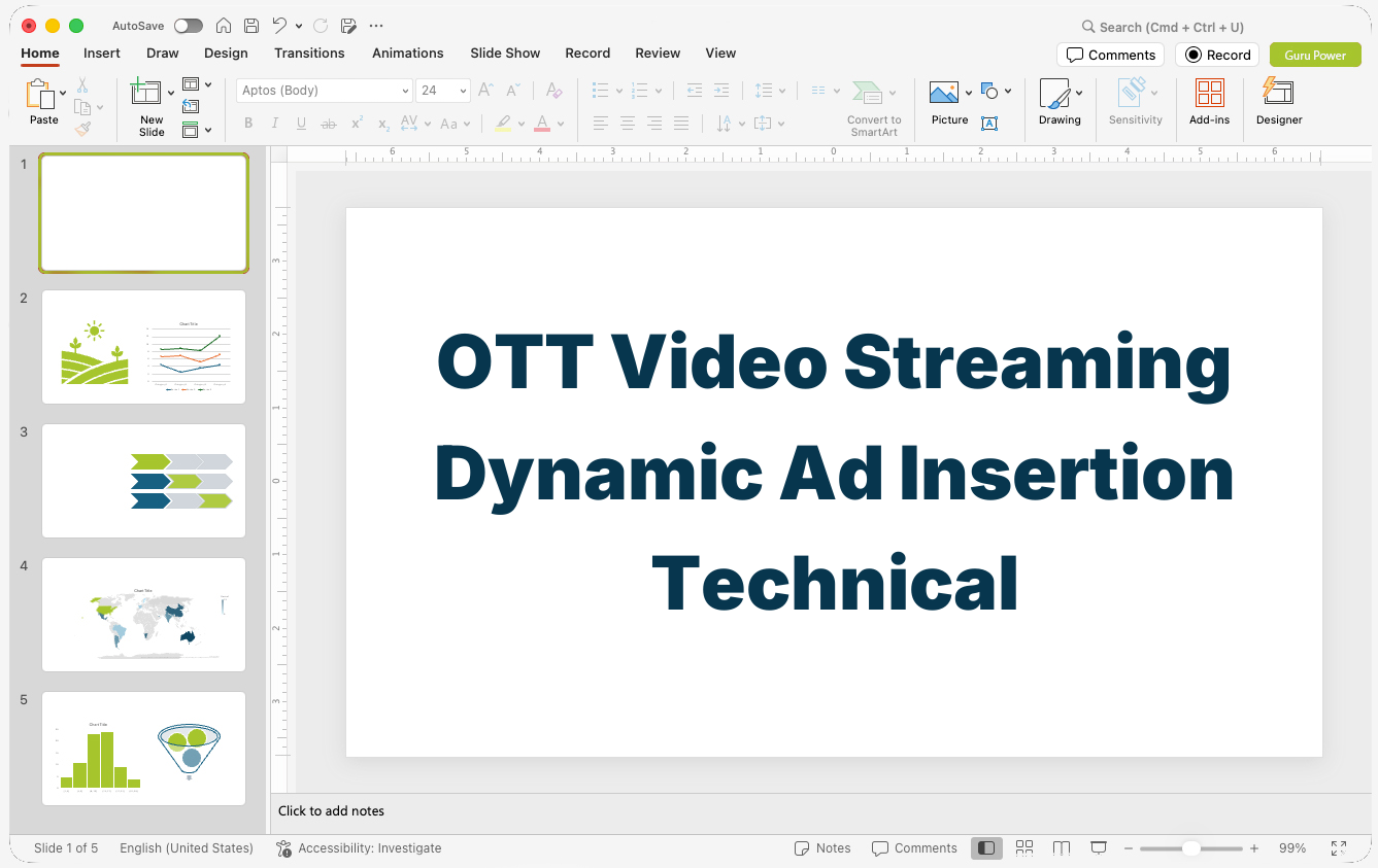 OTT Video Streaming Dynamic Ad Insertion Technical Presentation