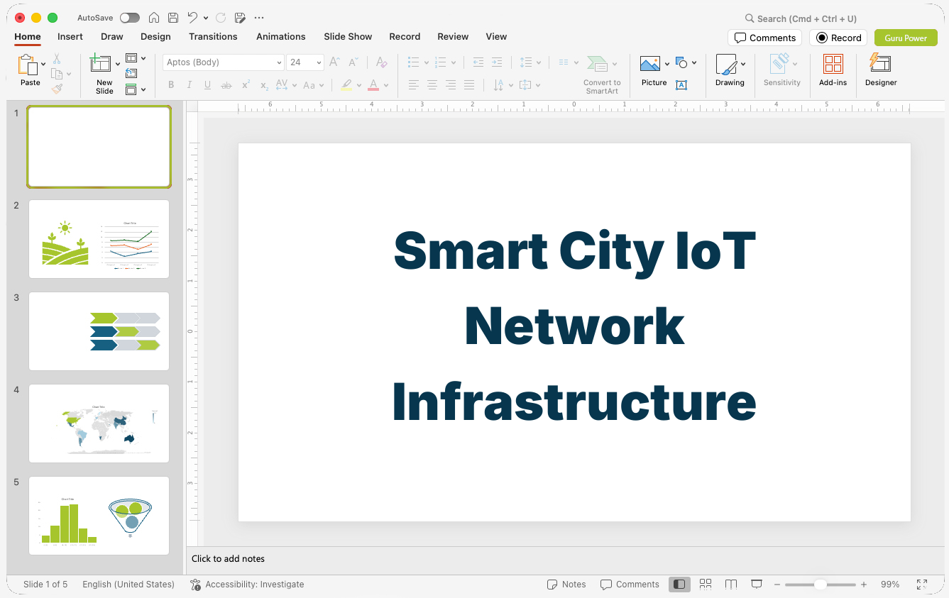 Smart City IoT Network Infrastructure Presentation