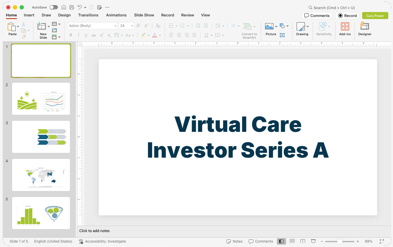 Virtual Care Investor Series A Pitch-Deck