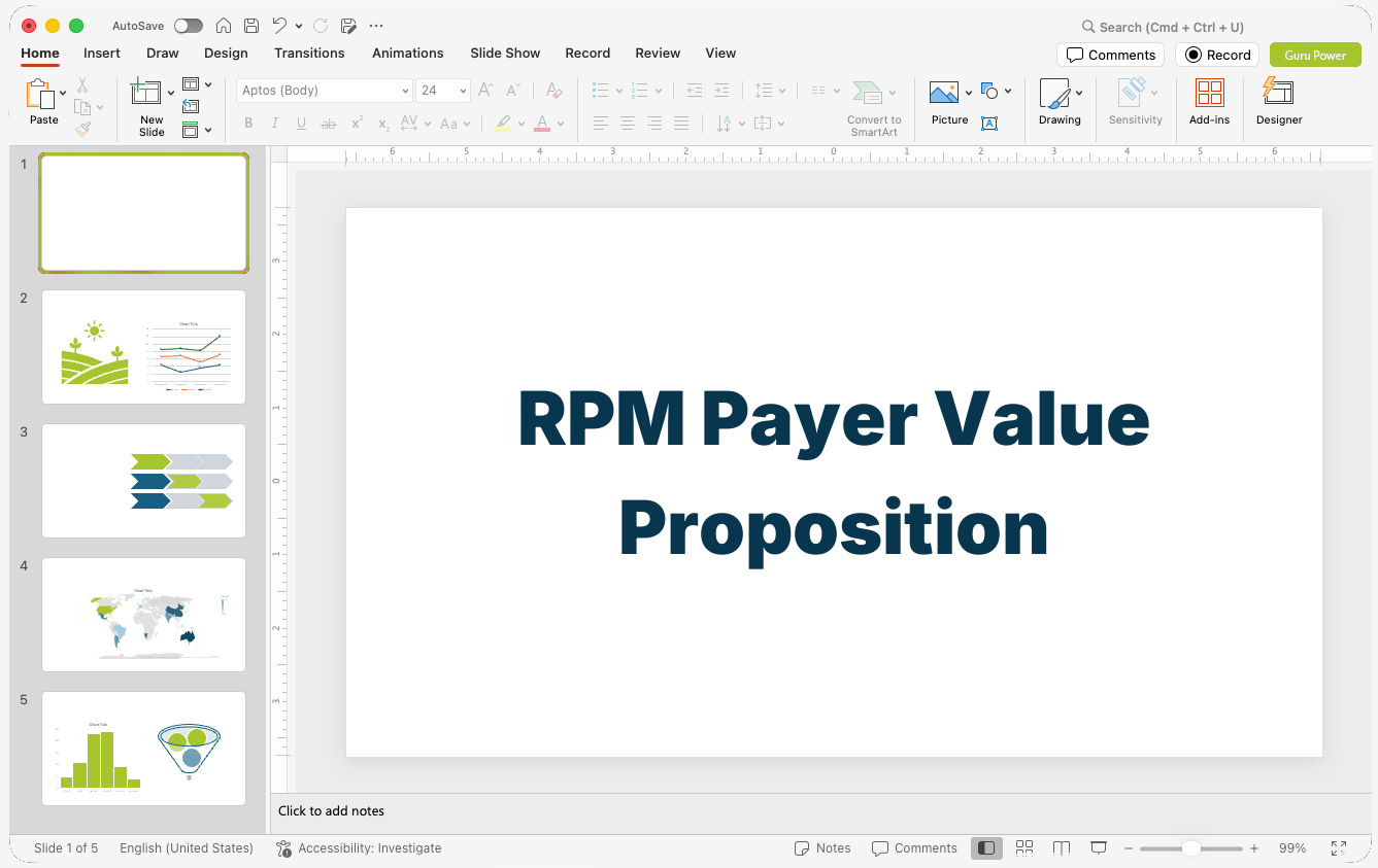 RPM Payer Value Proposition Presentation