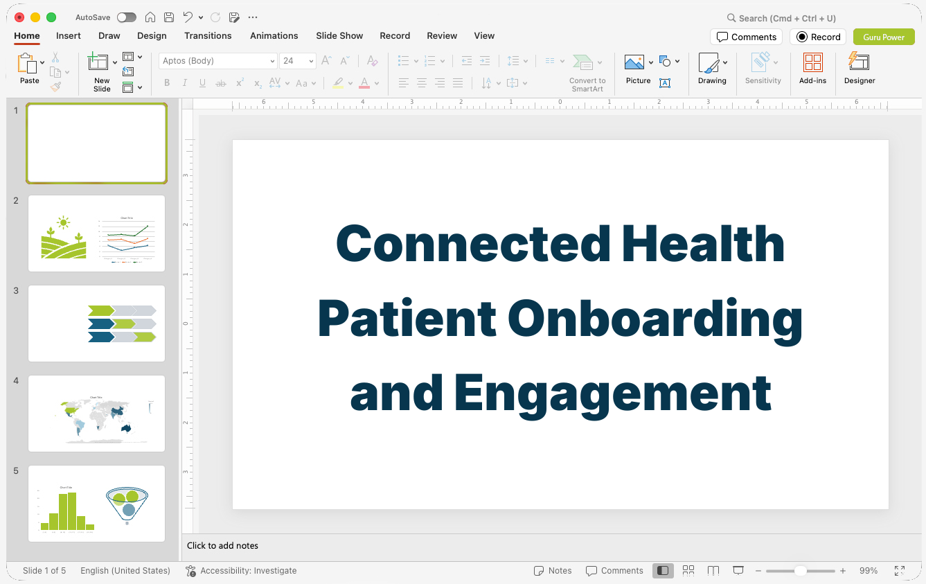 Connected Health Patient Onboarding and Engagement Presentation