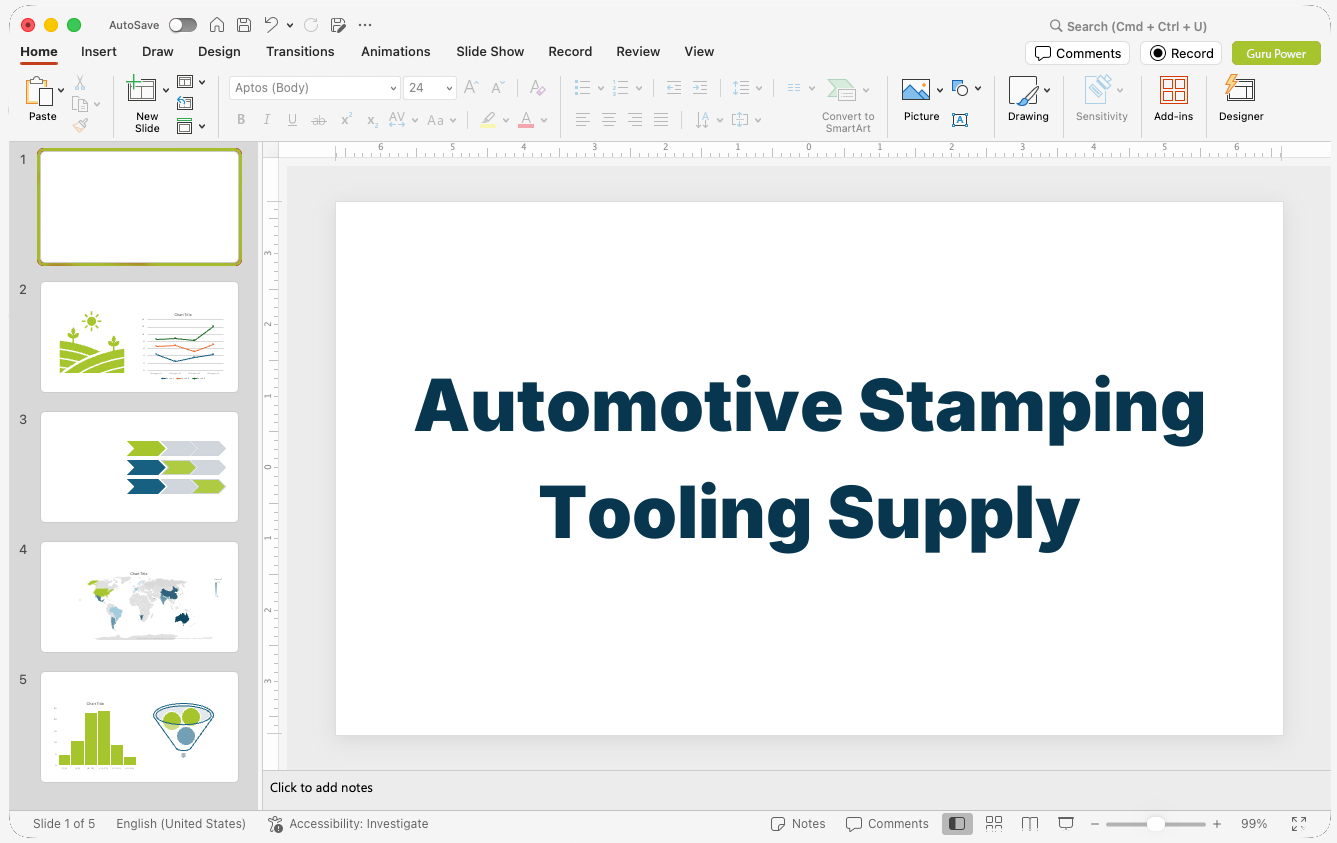 Automotive Stamping Tooling Supply Presentation