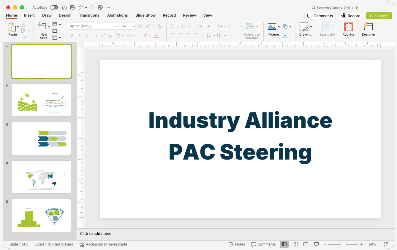 Industry Alliance PAC Steering Pitch-Deck