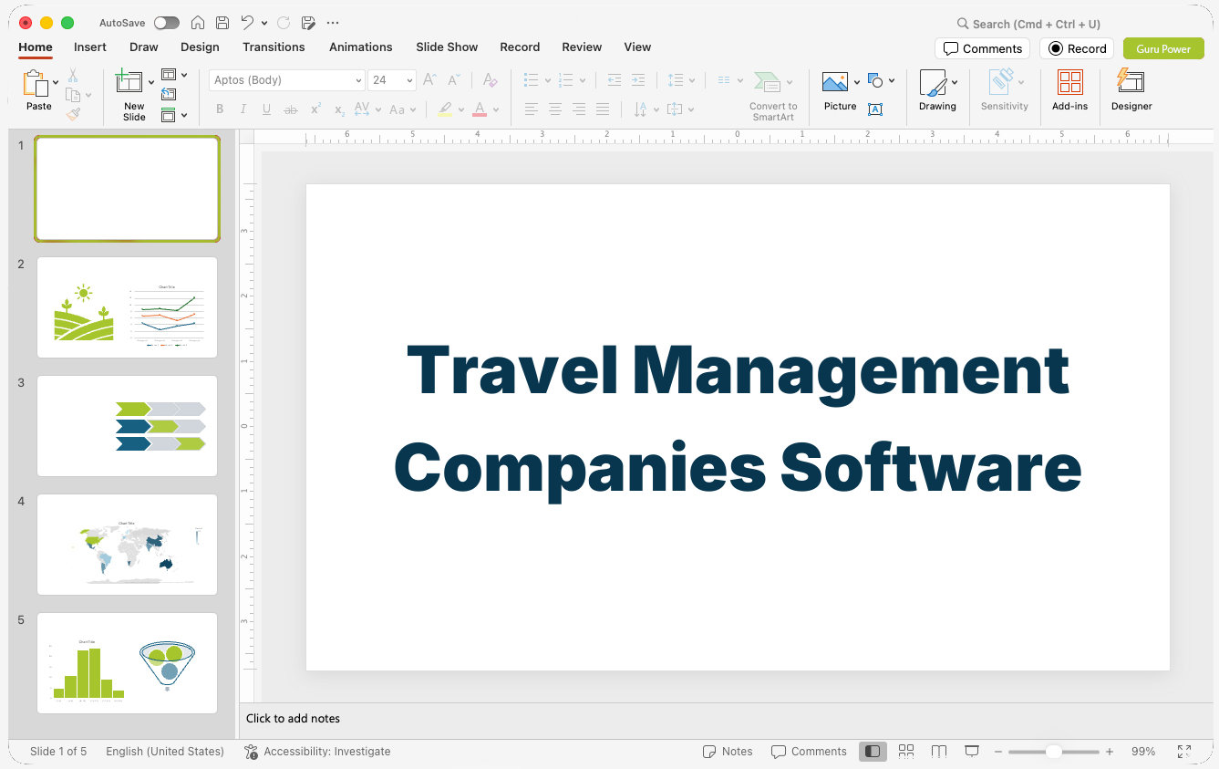 Travel Management Companies Software Pitch-Deck