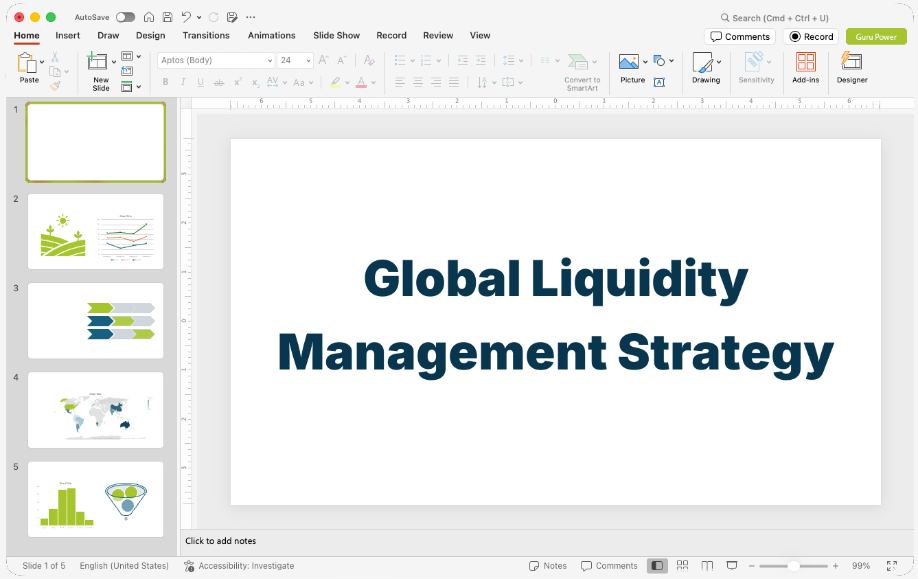 Global Liquidity Management Strategy Presentation