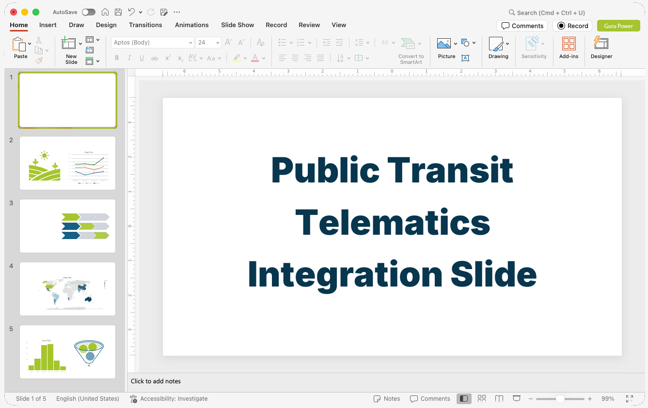 Public Transit Telematics Integration Slide-Deck