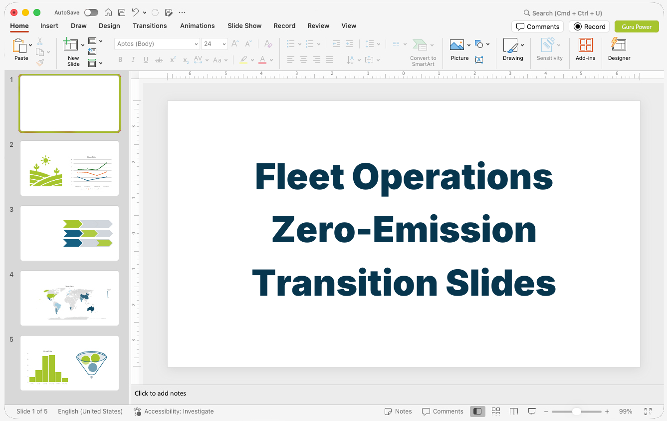 Fleet Operations Zero-Emission Transition Slides