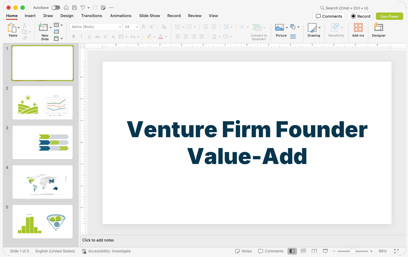 Venture Firm Founder Value-Add Pitch-Deck