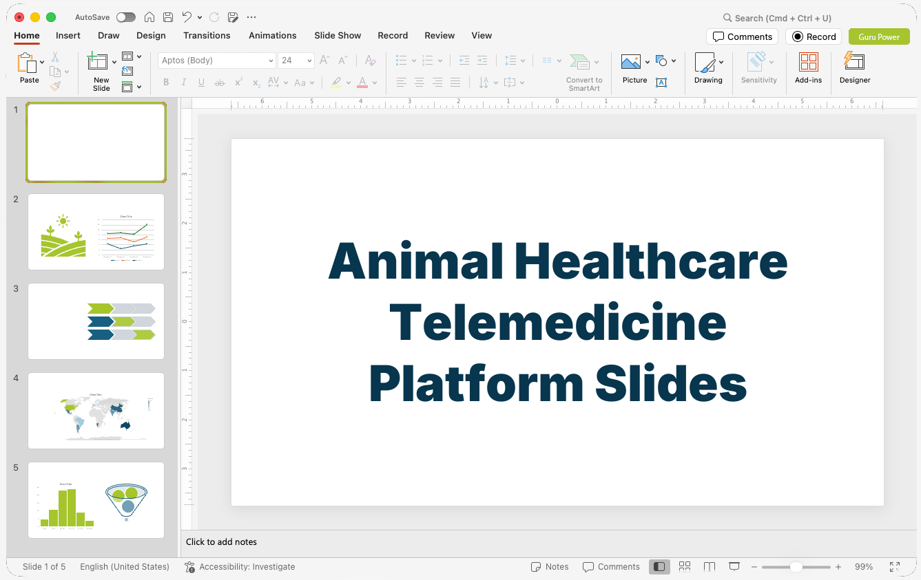 Animal Healthcare Telemedicine Platform Slides