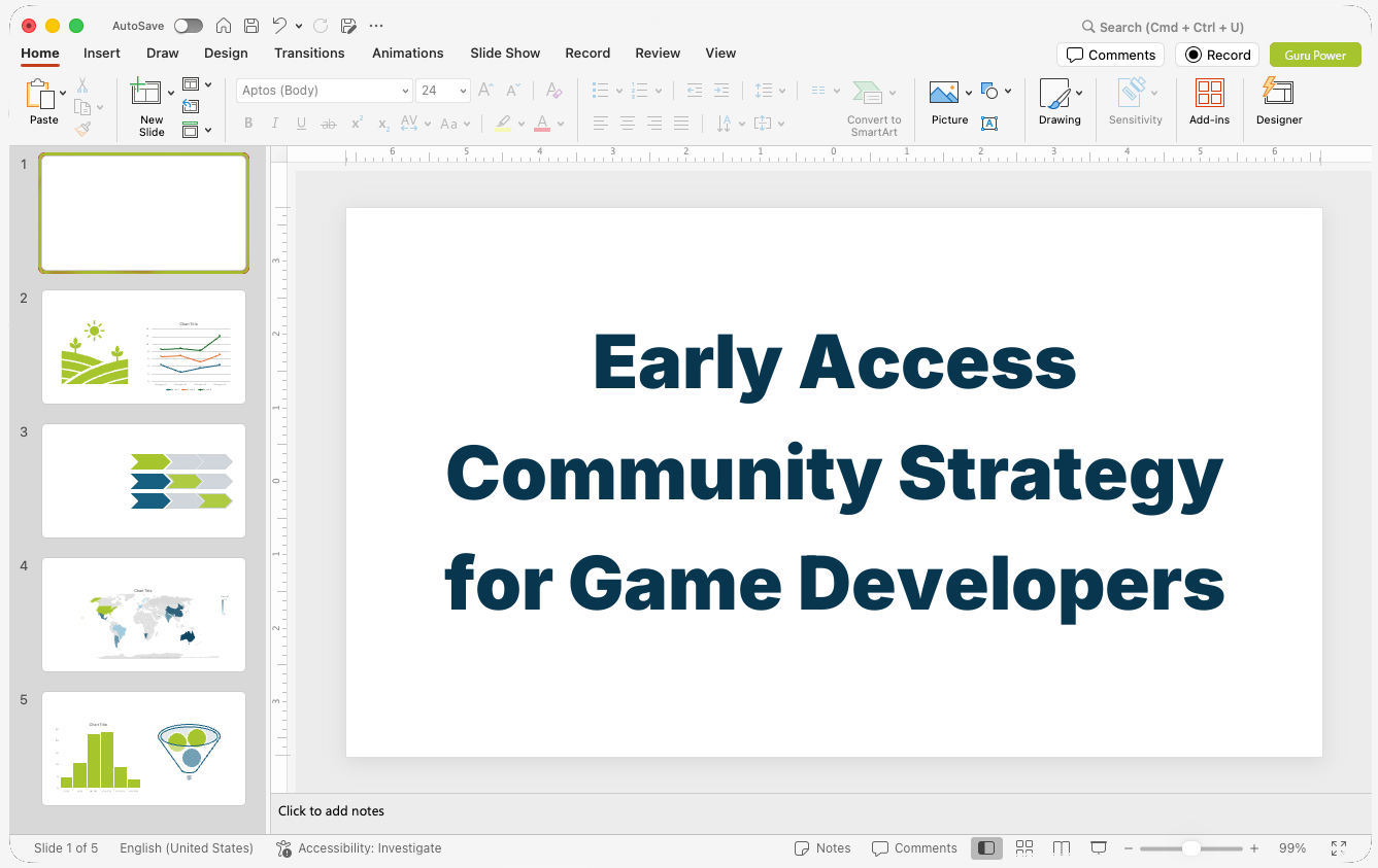 Early Access Community Strategy Presentation for Game Developers
